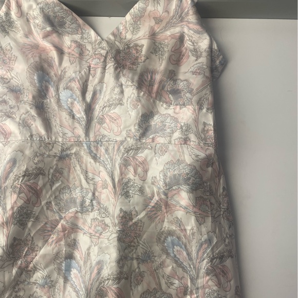 NWOT Polo Ralph Lauren Addison Silk Patterned Maxi Dress Sz 8 - Picture 6 of 6